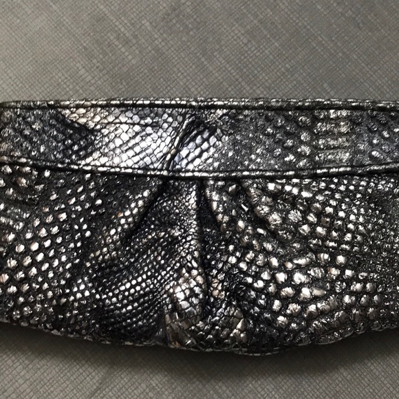 Lauren Merkin Embossed Leather Clutch - Picture 7 of 7